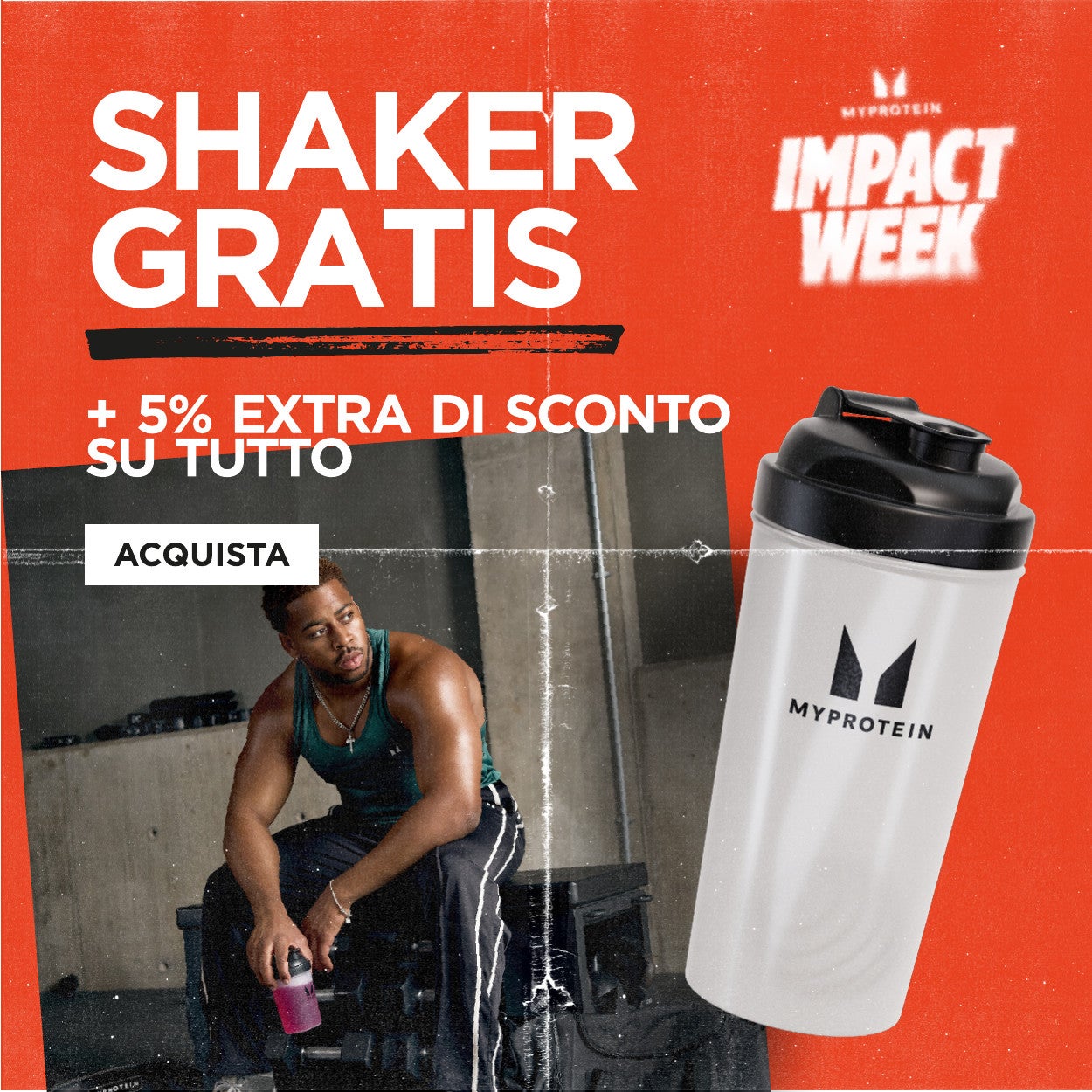 shaker gratis + 5% extra