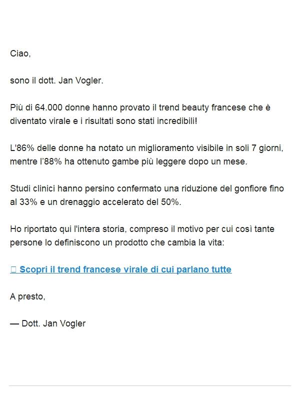 Gambe pesanti e cellulite? Prova la soluzione francese