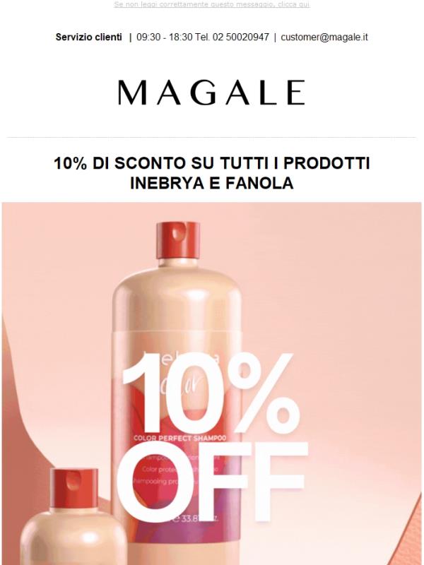 Professional essentials: 10% su Inebrya & Fanola💜🧡