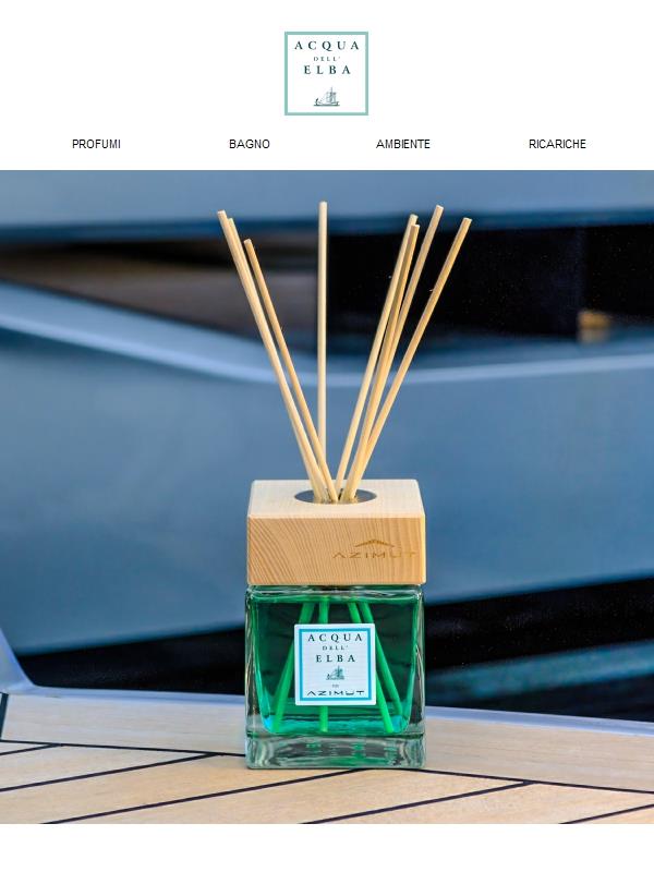 Profumatore “Azimut” e Linea Yachting: il mare come casa