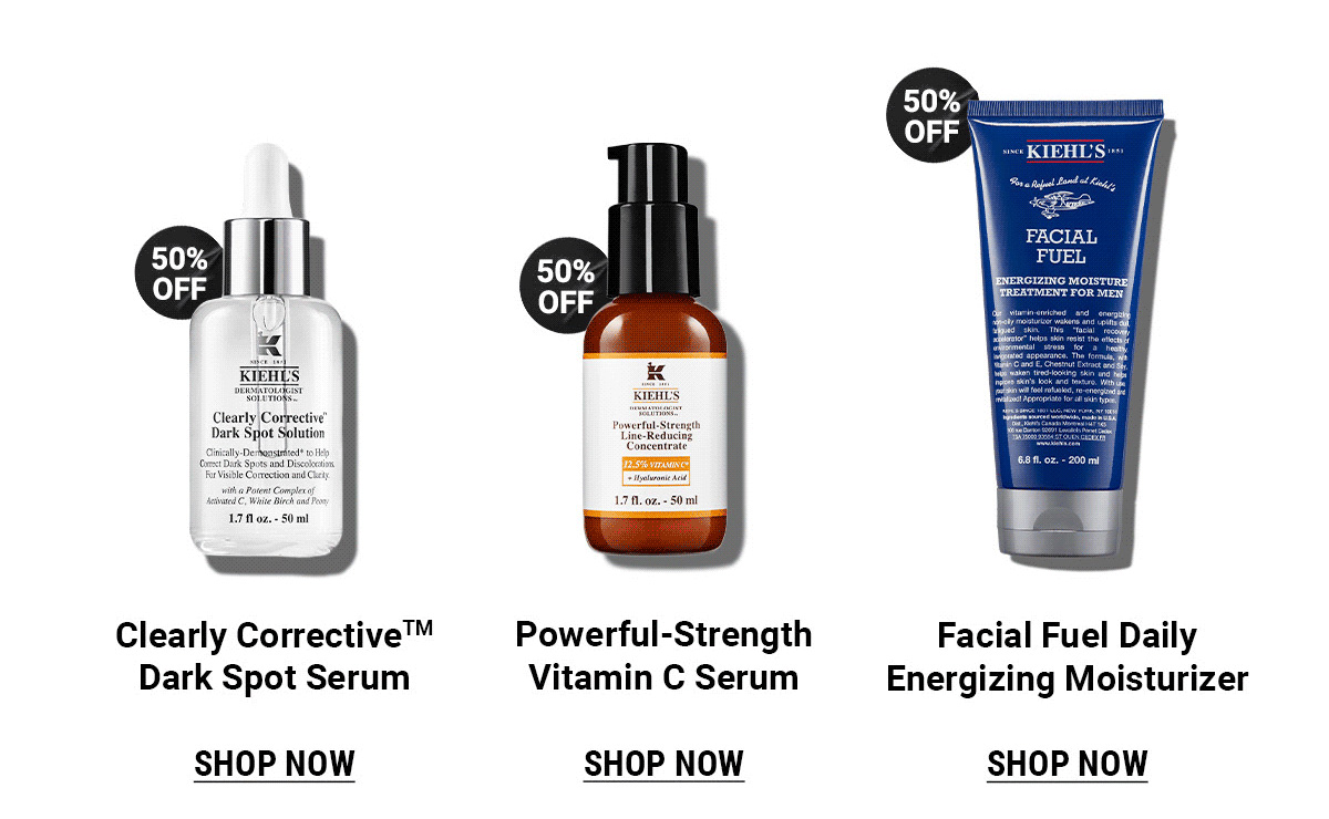 Clearly Corrective Dark Spot Serum Powerful-Strength Votamin C Serum Facial Fuel Daily Energizing Moisturizer