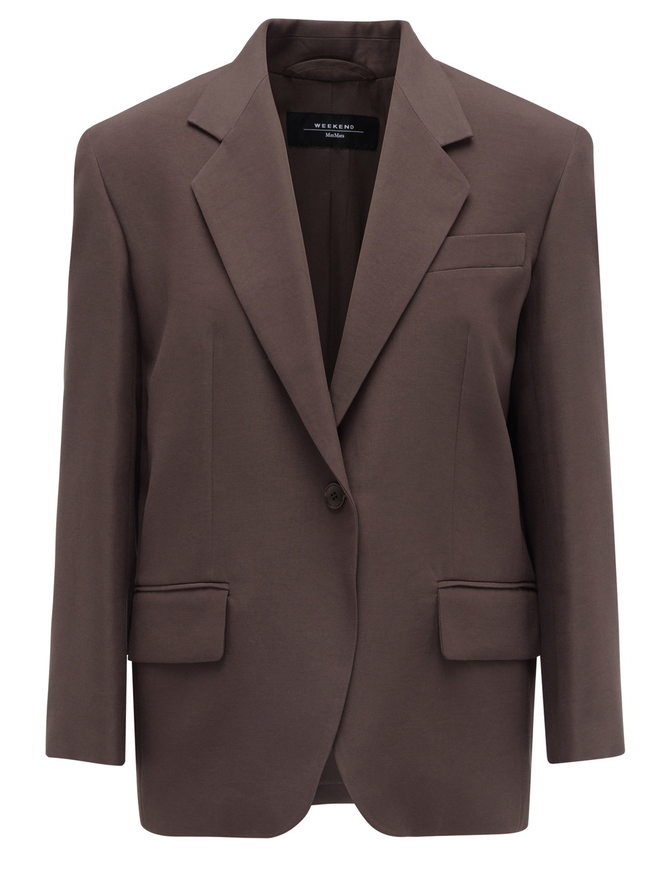 Image of Blazer Weekend Max Mara color cioccolato