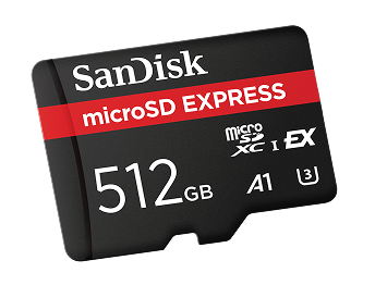 Scheda SanDisk microSD EXPRESS
