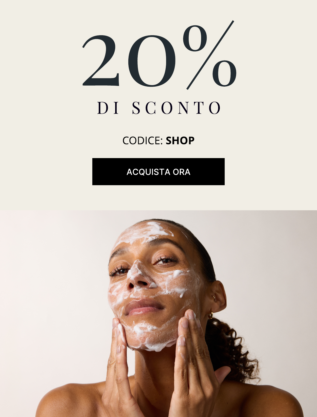 20 per cento di sconto