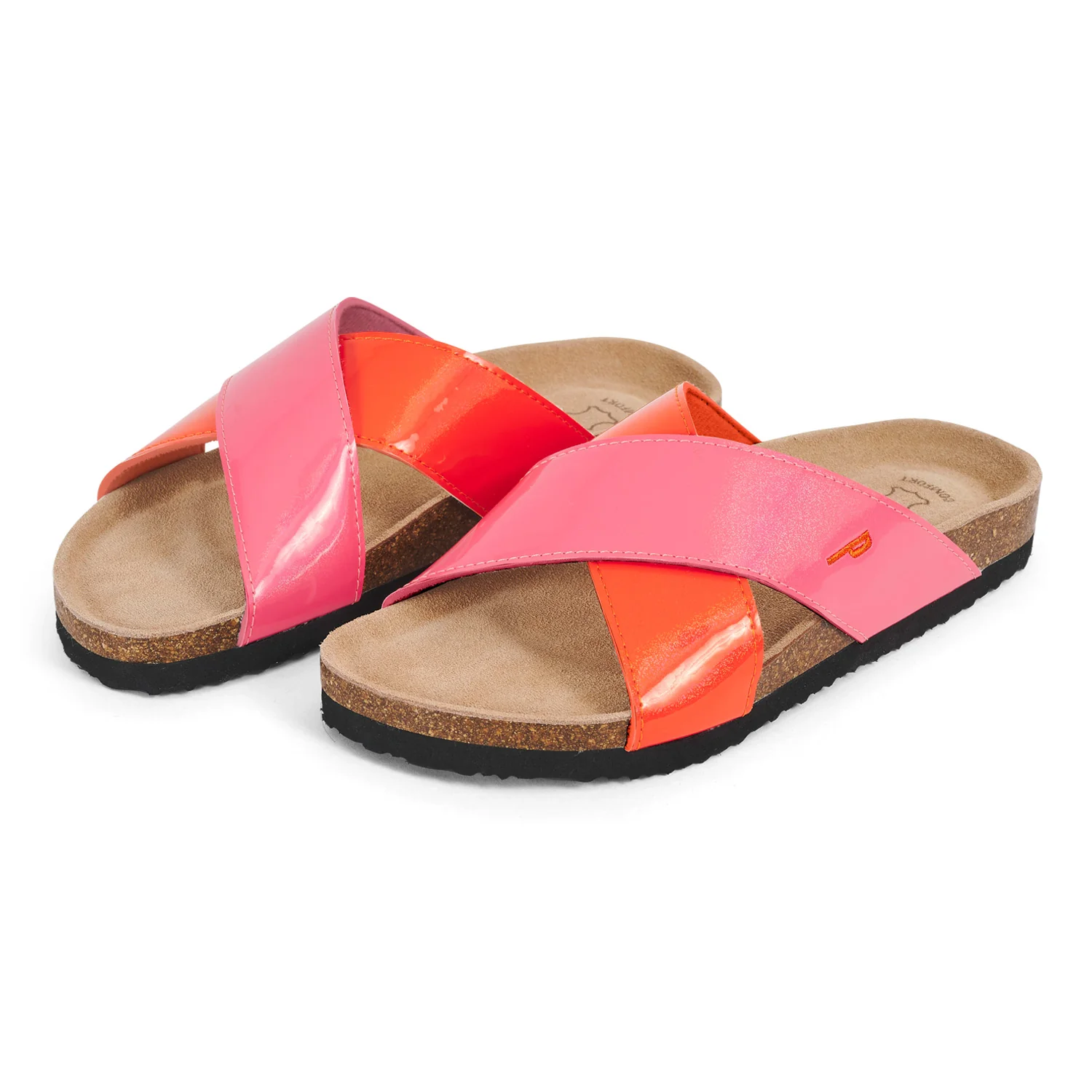 Image of Ciabatte Comfort Vernice Bicolore