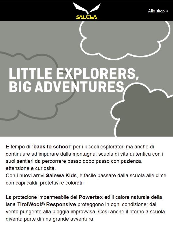 LITTLE EXPLORERS, BIG ADVENTURES