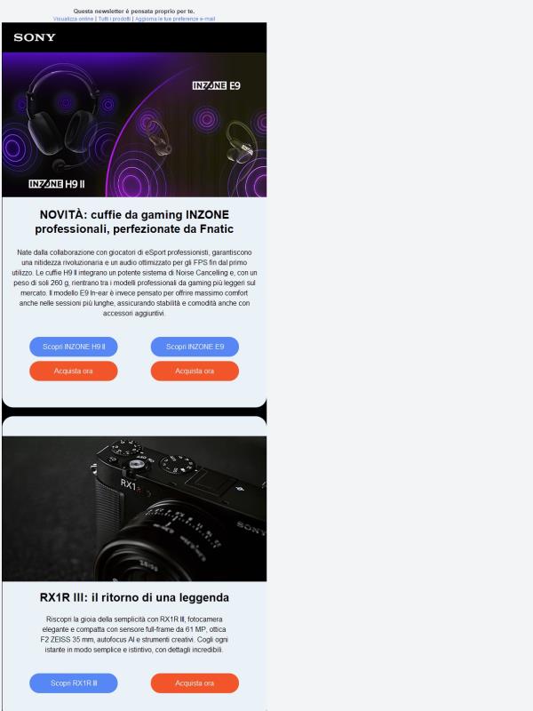 📢 Per gamer, fotografi e appassionati di cinema