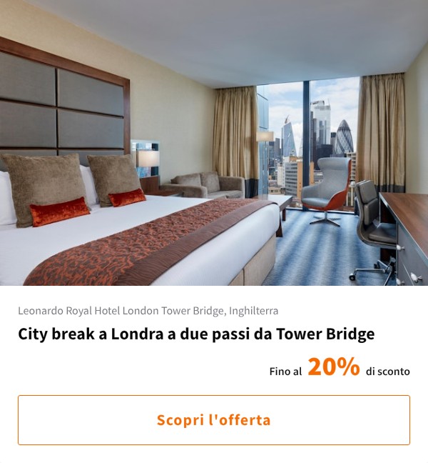 City break a Londra a due passi da Tower Bridge
