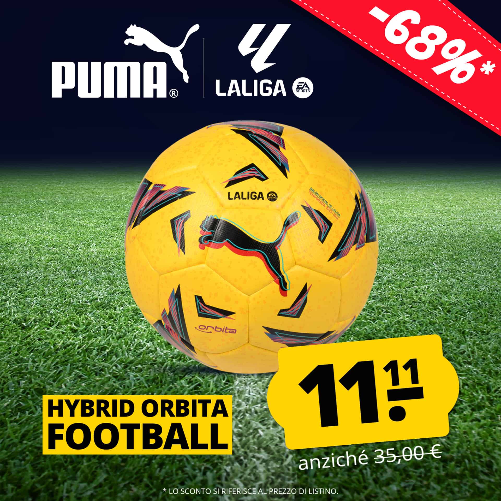 Puma orbita la liga 1 hybrid pallone da calcio