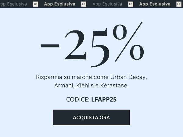 20 per cento di sconto