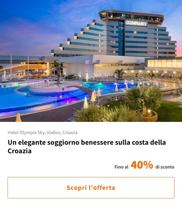 Un elegante soggiorno benessere sulla costa della Croazia