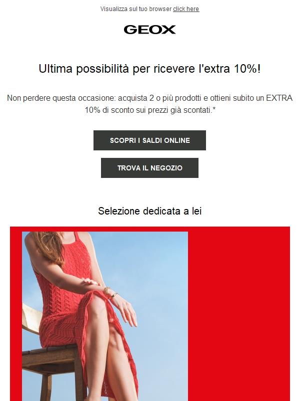 Ultimi giorni di EXTRA 10%