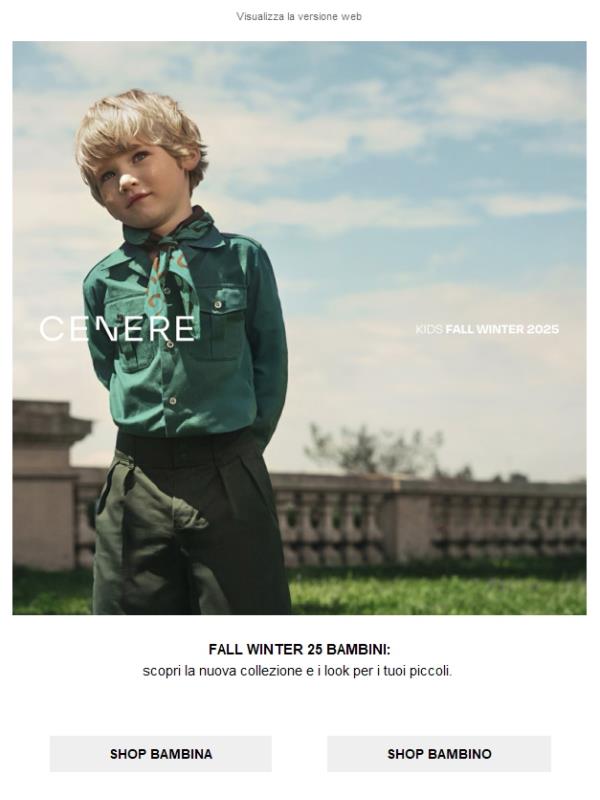 Kids Time: collezione Fall Winter 25