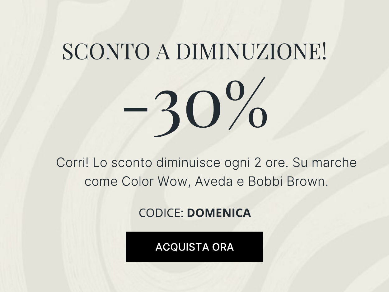 30 per cento di sconto