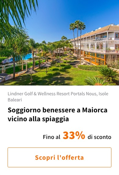 Soggiorno benessere a Maiorca vicino alla spiaggia