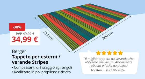 Tappeto per verande ed esterni Stripes