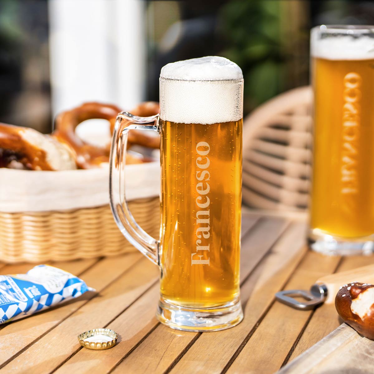 Image of Bicchiere Birra Personalizzato con Nome