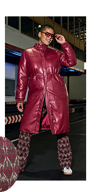 Cappotto in similpelle