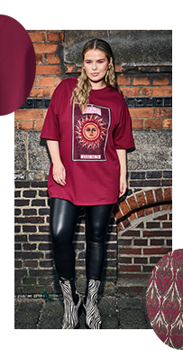 T shirt dal taglio oversize