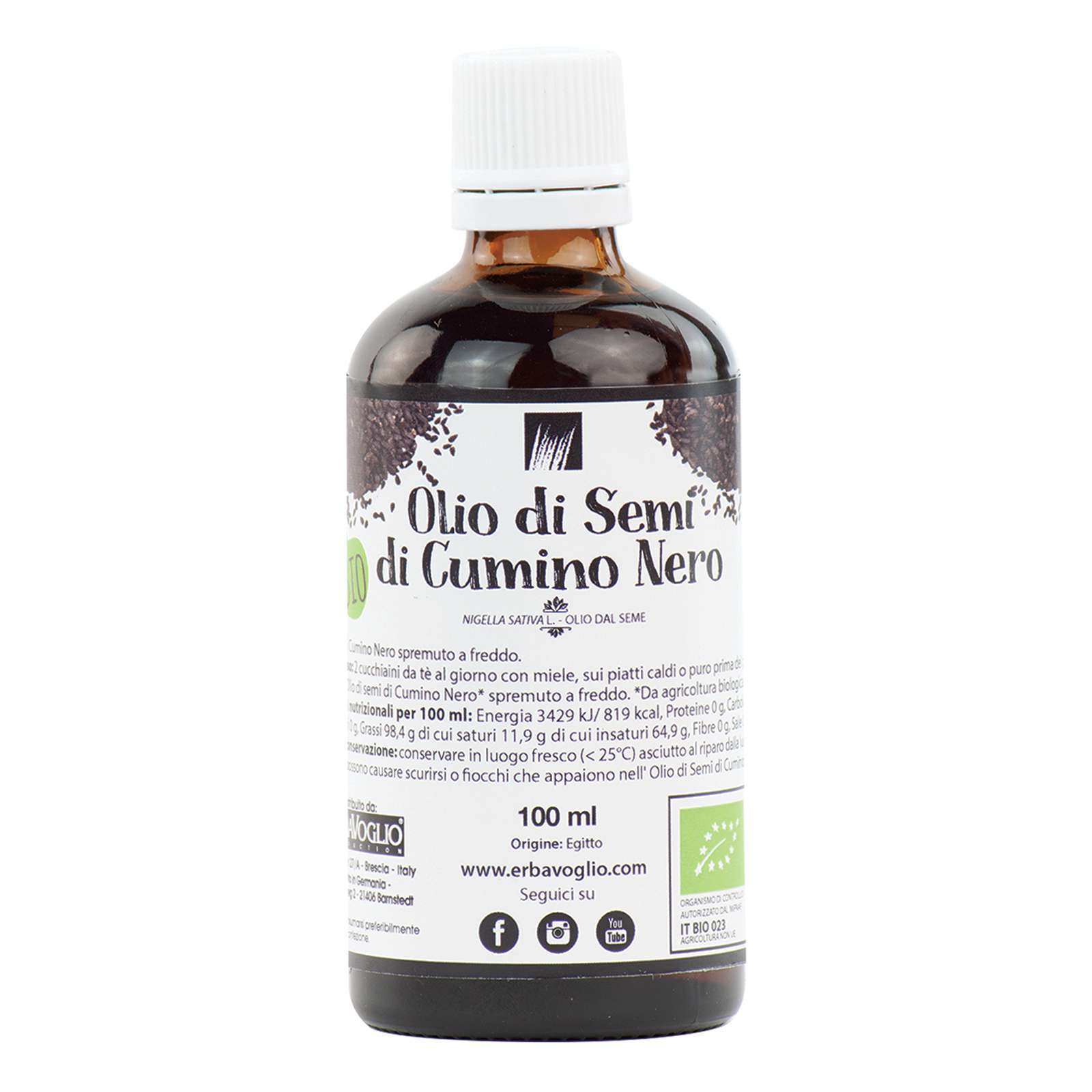 Image of Olio di Semi di Cumino Nero Bio