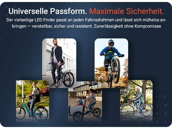 Utilizzo su diverse biciclette 