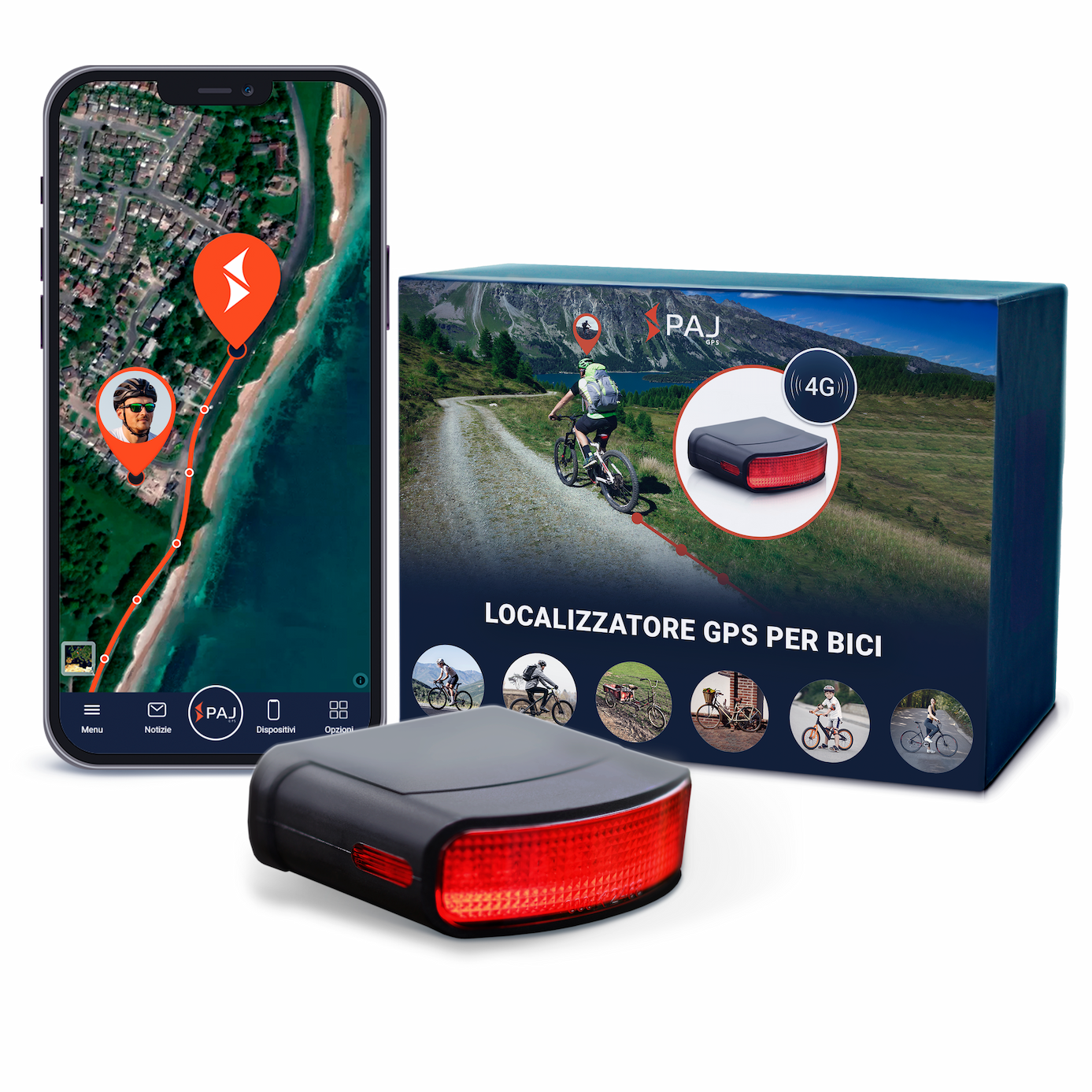 PAJ LED Bicycle Finder 4G