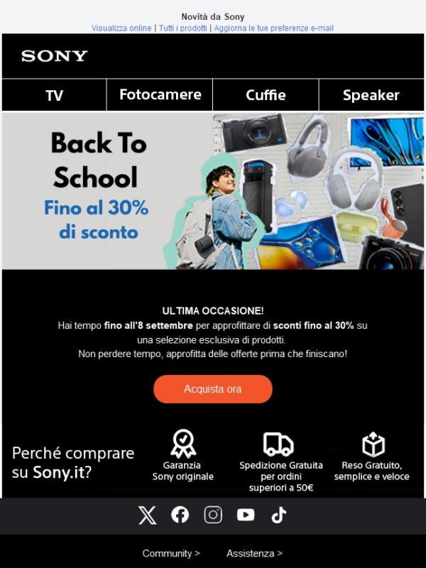 ULTIMA OCCASIONE: Back To School in scadenza tra poche ore ⏰