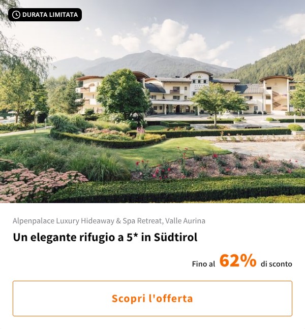 Un elegante rifugio a 5* in Südtirol