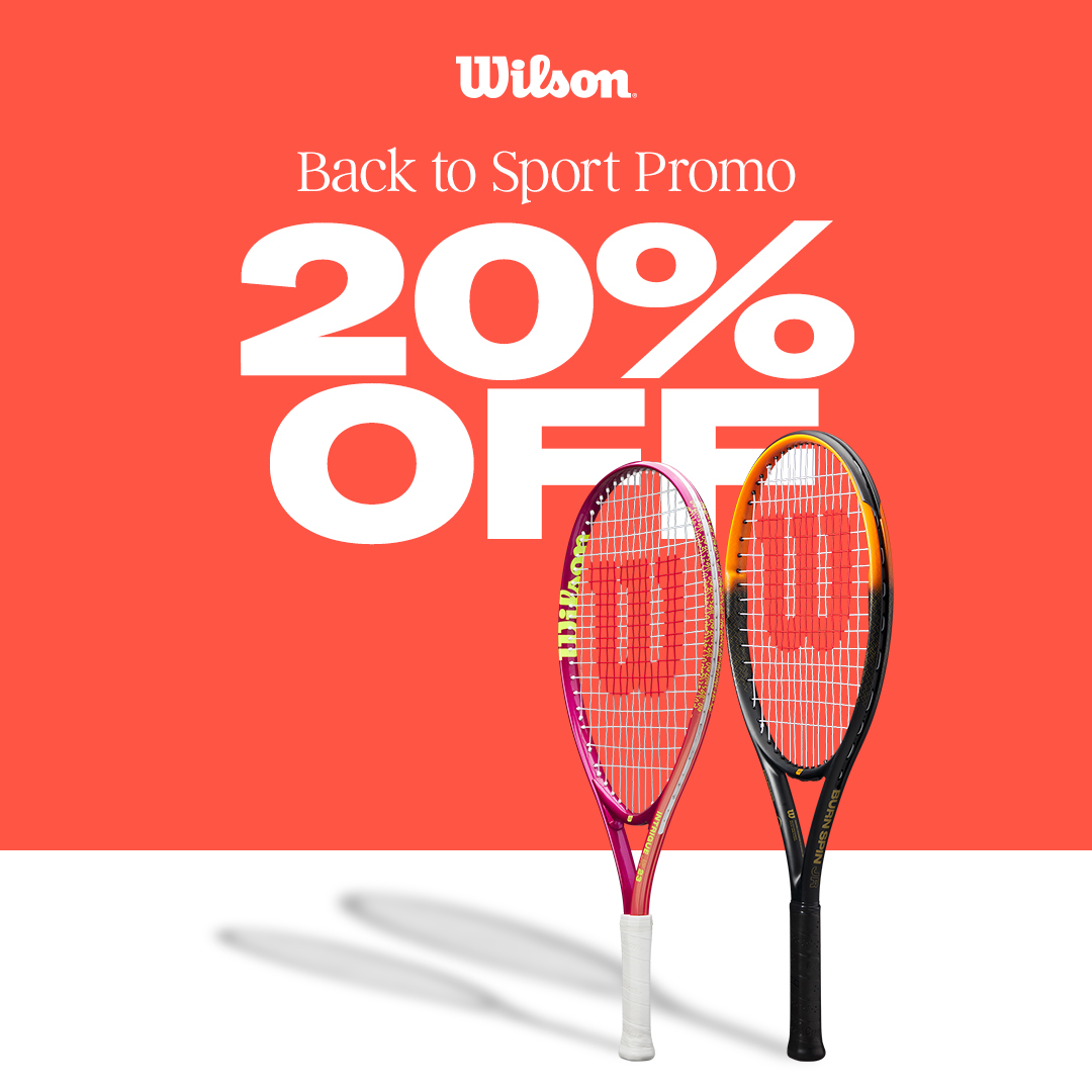 20% DI SCONTO SU RACCHETTE RICREATIVE