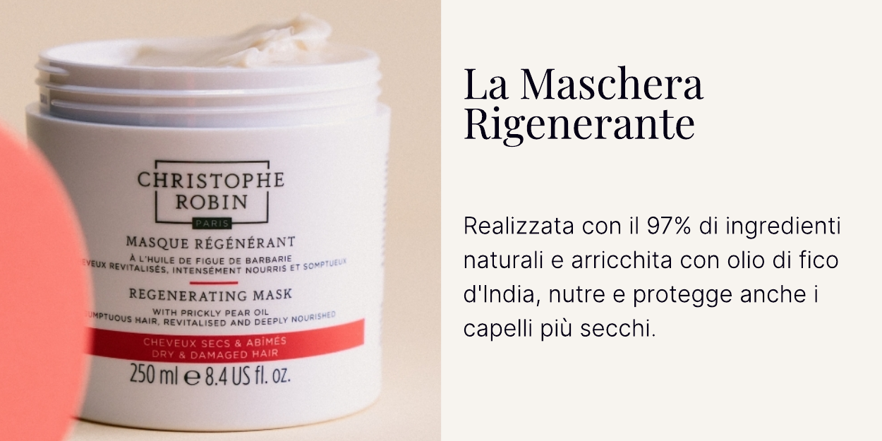 Maschera Rigenerante con Olio di Fico d'India Christophe Robin 250ml