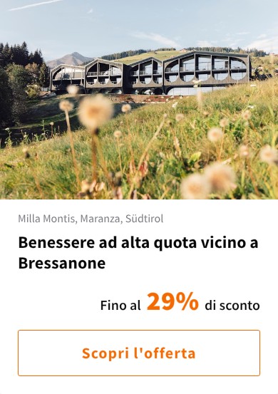 Benessere ad alta quota vicino a Bressanone