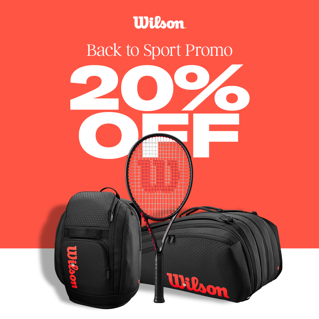 20% DI SCONTO SU RACCHETTE E BORSE CLASH V3