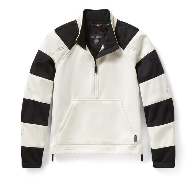 PILE DA MOTO H‑D<sup>®</sup> BREAKOUT DEFLECTOR HALF ZIP DA DONNA