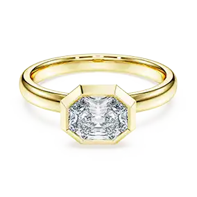 Anello con castone Octagon