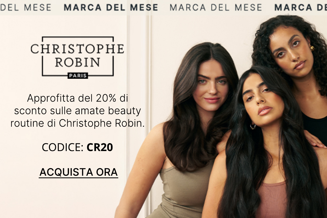 Christophe Robin 20 per cento di sconto