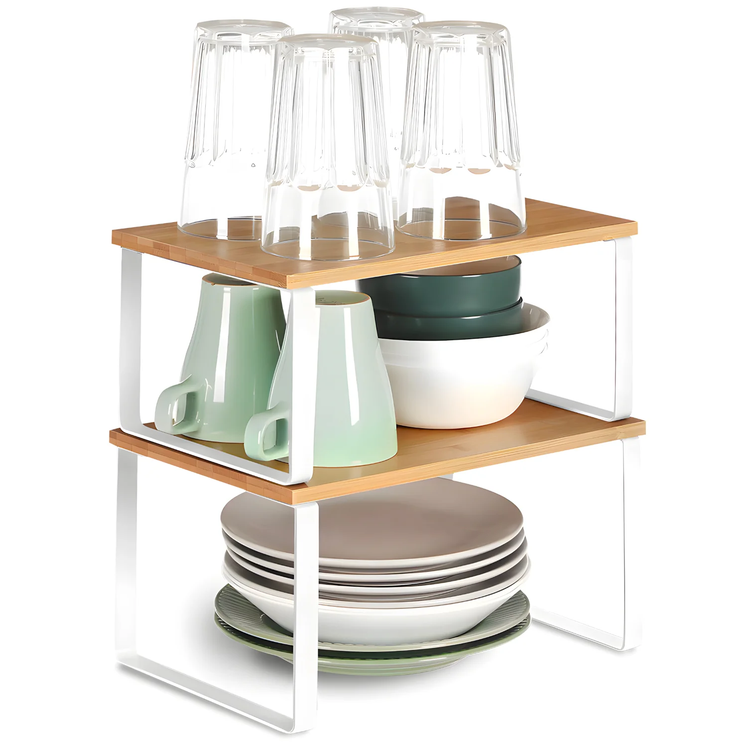 Image of  🌿  Set 2 Ripiani in Bambù
