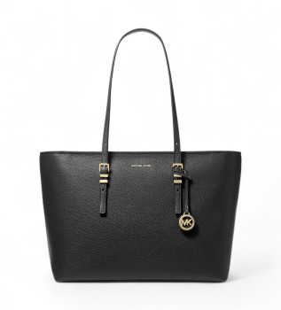 borsa-tote-quinn-grande-in-pelle-martellata-nera