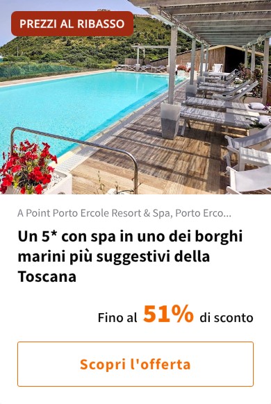 Un 5* con spa in uno dei borghi marini più suggestivi della Toscana