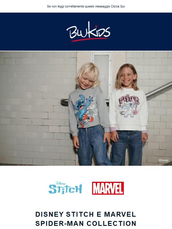 Disney Stitch e Marvel Spider-Man ti aspettano!