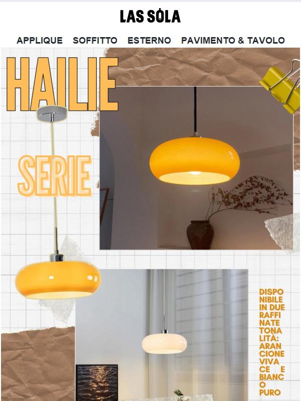 💡 Trasforma la tua casa con la luce calda e accogliente di Hailie. 🏡