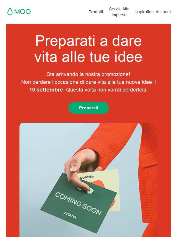 Ehi! Sta arrivando una grande promozione 👀