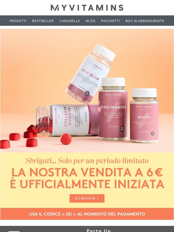 🎉 La vendita a 6 € è arrivata!