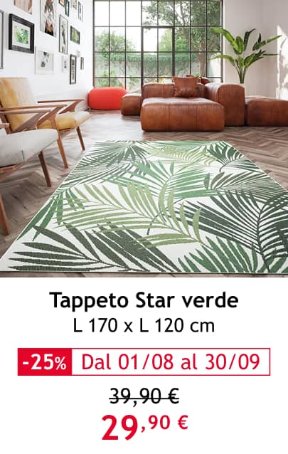 tappeto STAR verde