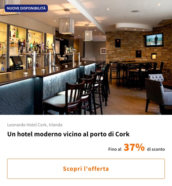 Un hotel moderno vicino al porto di Cork