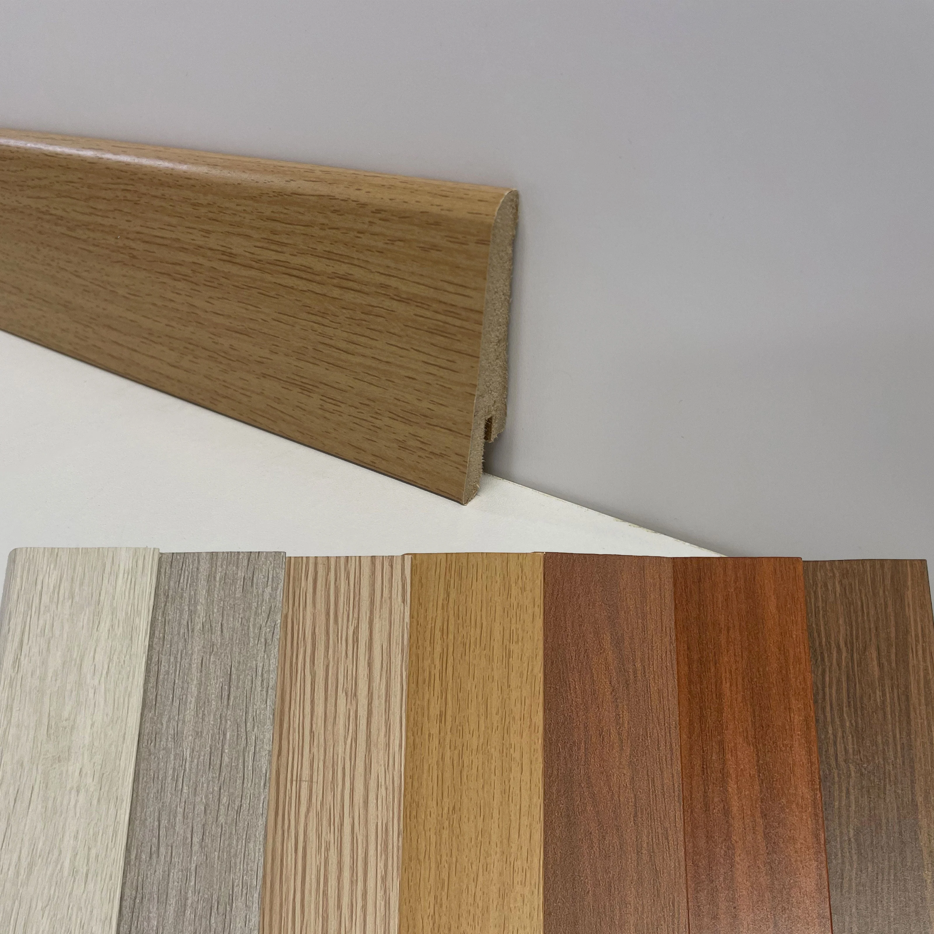 €1,69 - BATTISCOPA ZOCCOLINO in FIBRA DI LEGNO 60x15 Vari decori, Parquet, Laminati, SPC, LVT