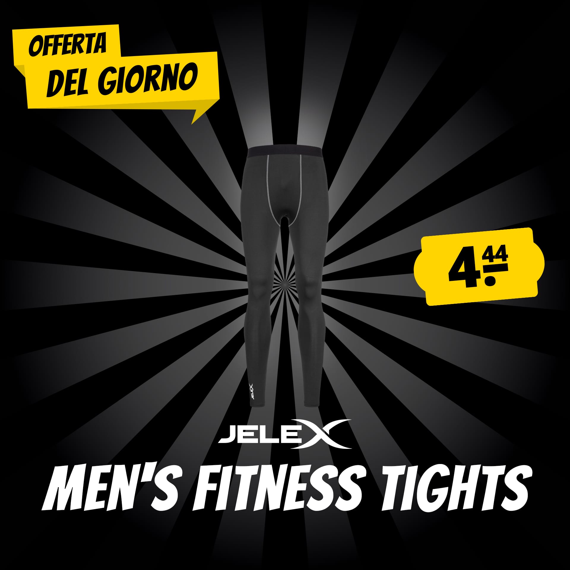Jelex uomo fitness tights