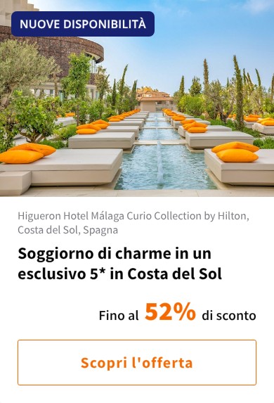 Soggiorno di charme in un esclusivo 5* in Costa del Sol