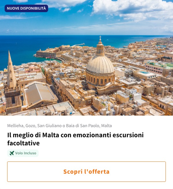 Il meglio di Malta con emozionanti escursioni facoltative