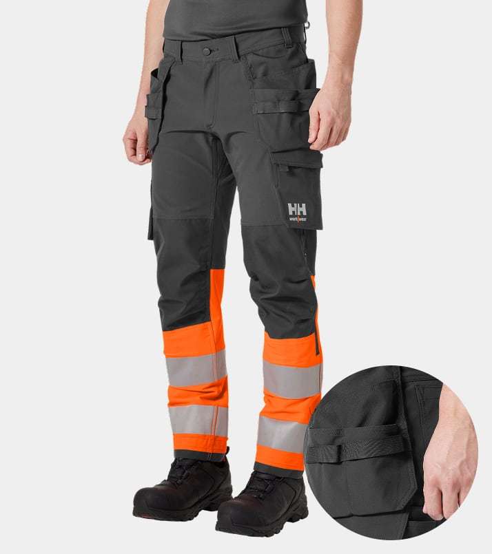 Alna 4X Hi Vis Construction Trousers Class 1