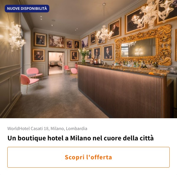 Un boutique hotel a Milano nel cuore della città